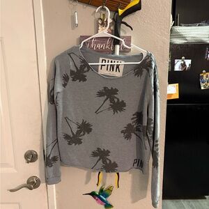 Victoria K Gray Palm Tree  Sweatshirt